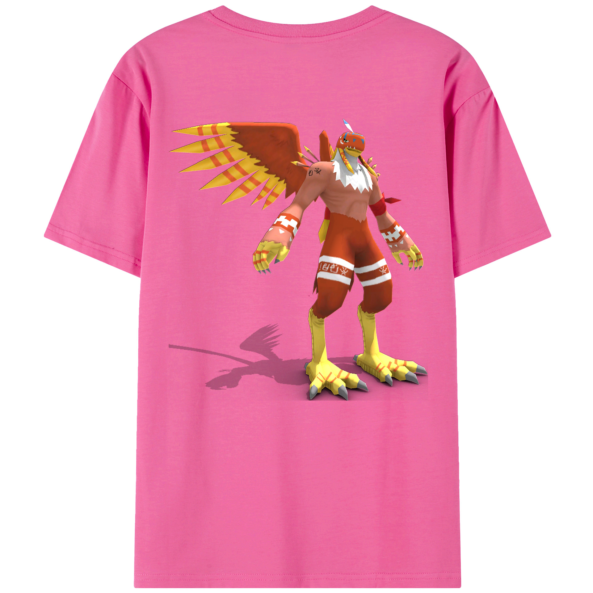 （画像用） Digimon デジタルモンスター/デジモン レディース半袖Tシャツ(バックプリント)